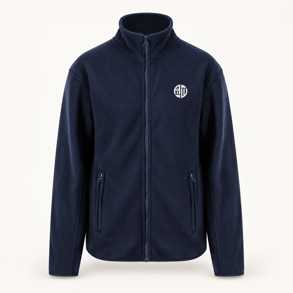 Illustrative APRAWEAR branded pro micro fleece mockup