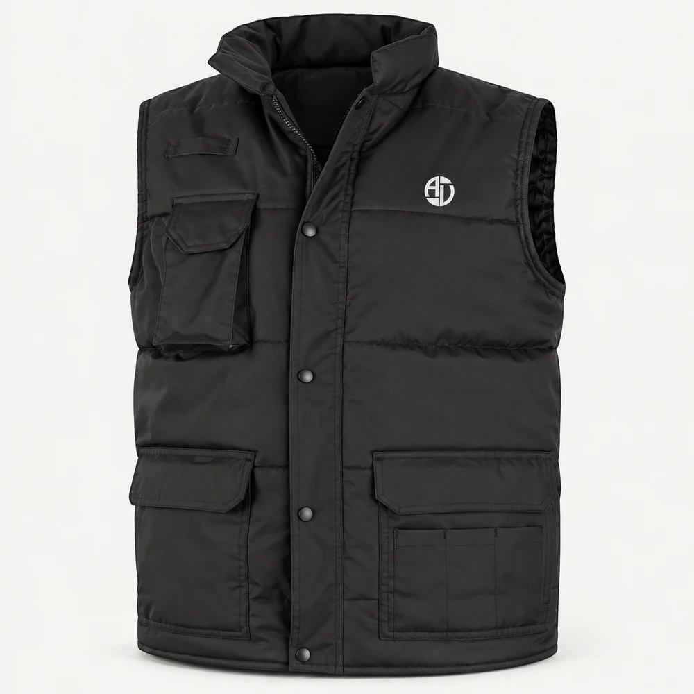 Illustrative APRAWEAR branded super pro body warmer mockup