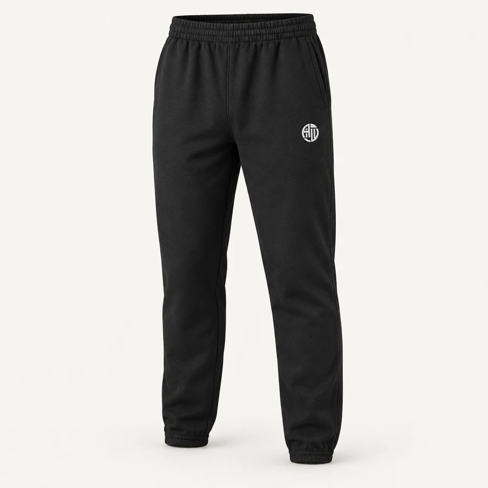 Illustrative APRAWEAR branded the ux jog bottoms mockup
